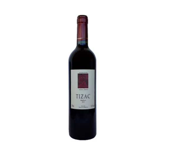 VINO TIZAC MALBEC JOVEN 750 CC