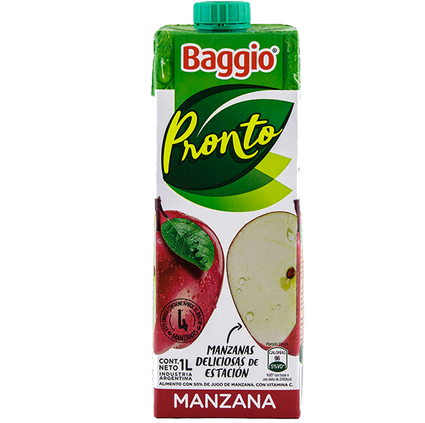 JUGO DE MANZANA BAGGIO 1L