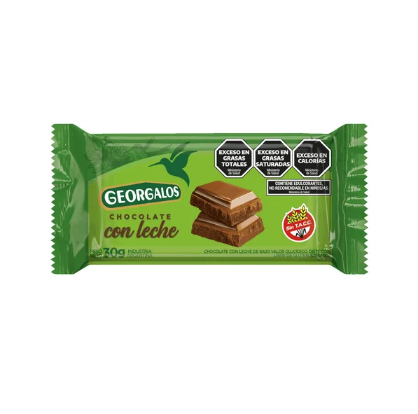 GEORGALOS CHOCOLATE NEGRO CON LECHE