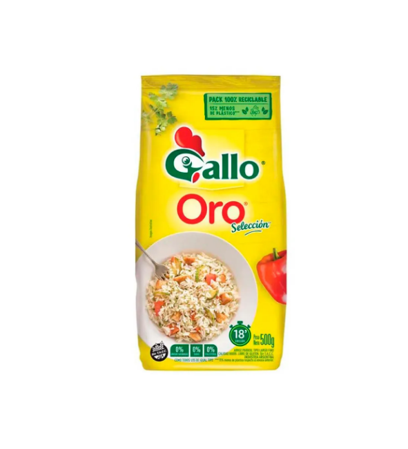 ARROZ GALLO ORO ORIGINAL 500GR