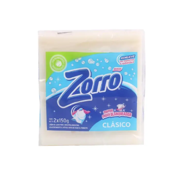 JABÓN PAN CLÁSICO PACK ZORRO 2U