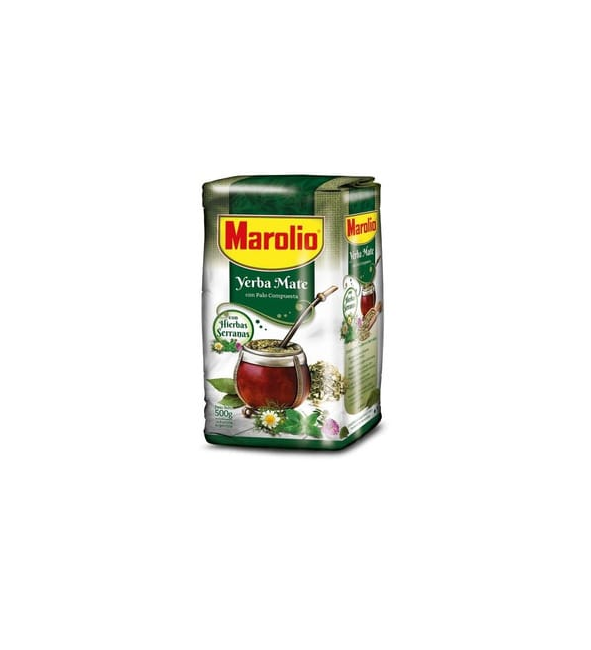 YERBA MATE MAROLIO HIERBAS SERRANAS 500GR