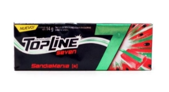 TOPLINE SEVEN CHICLE SANDIA 14GR