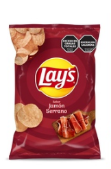 PAPAS FRITAS LAYS JAMON SERRANO 77GR