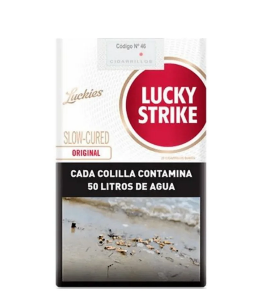 CIGARRILLOS LUCKY STRIKE COMÚN DE 20
